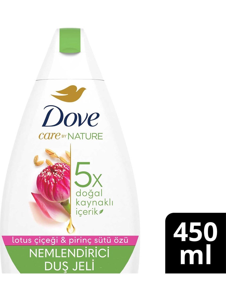 Dove Duş Jeli 450ml Care By Nature Tazeleyici