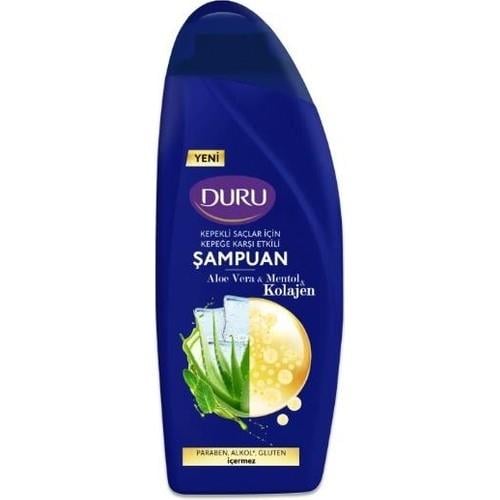 DURU ALOE VERA&MENTOL&KOLAJEN ŞAMPUAN 500 ML.