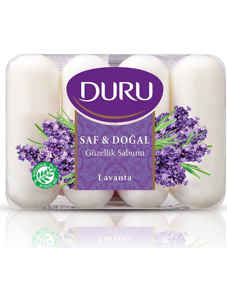 Duru Saf&Dogal Güzell.Sabunu Lavanta 4*85Gr.