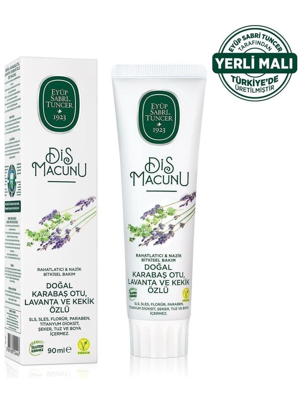 Eyüp Sabri Tuncer Diş Macunu 90ml. Karabaş&Lavanta