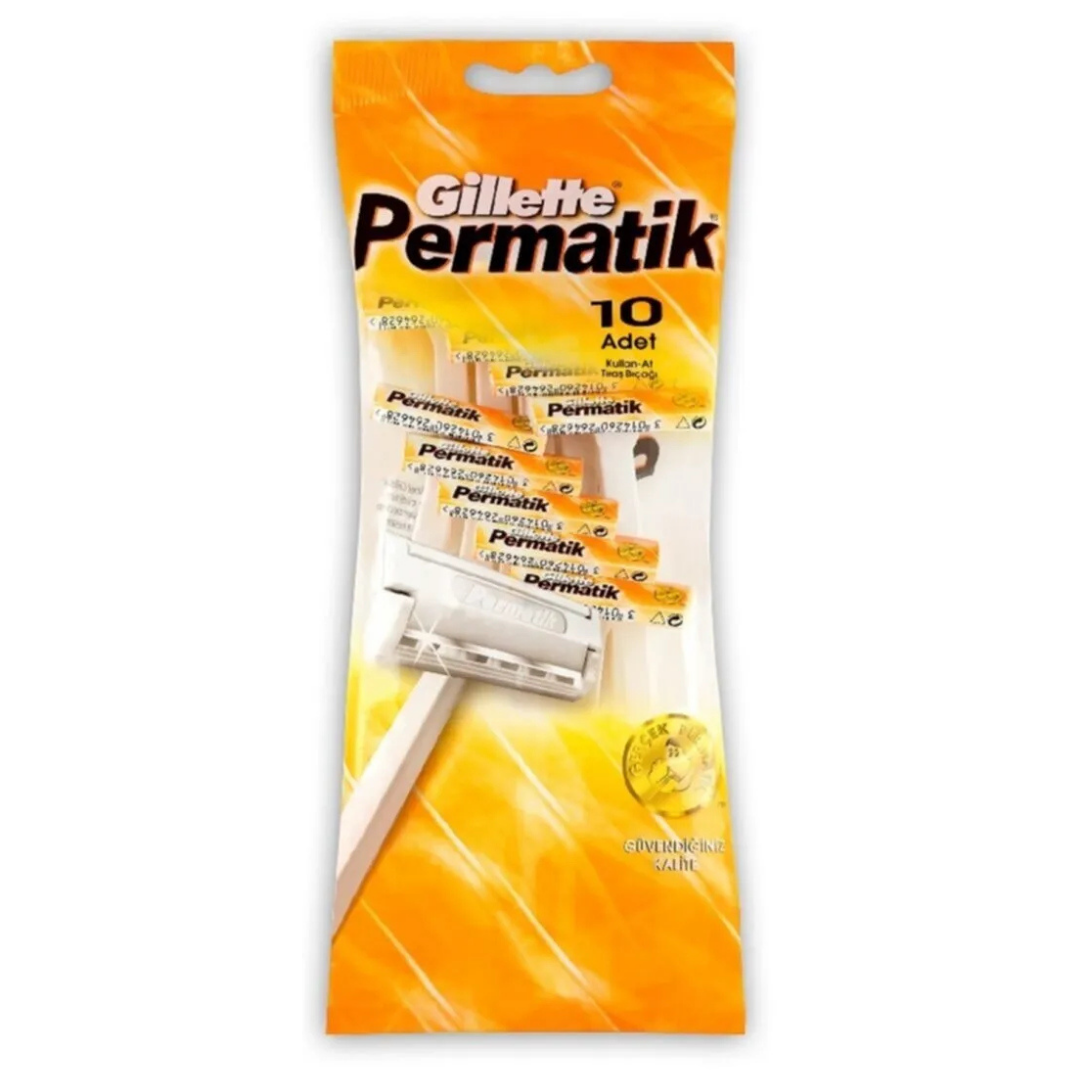 Gillette Permatik 10'lu Kullan At Tıraş Bıçağı