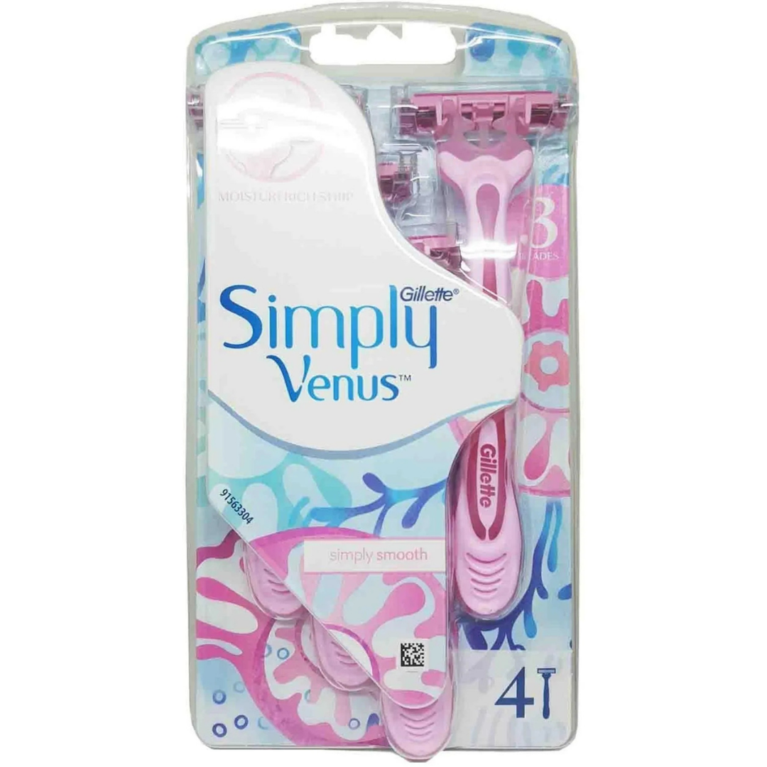 Gıllette Sımply Venus 4'Lü Kullan At Tıraş Bıçağı