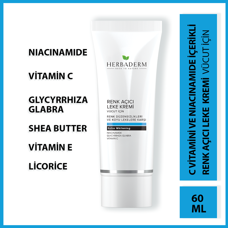 Herbaderm Renk Açıcı Vücut Kremı 60Ml.