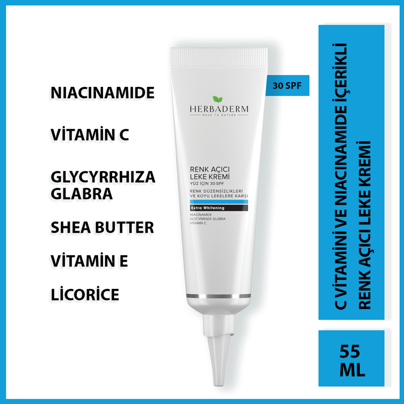 Herbaderm Renk Açıcı Yüz Kremı 55Ml.