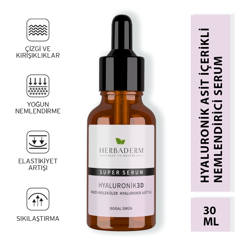 Herbaderm Superserum Hyaluronık 3D 30 Ml.