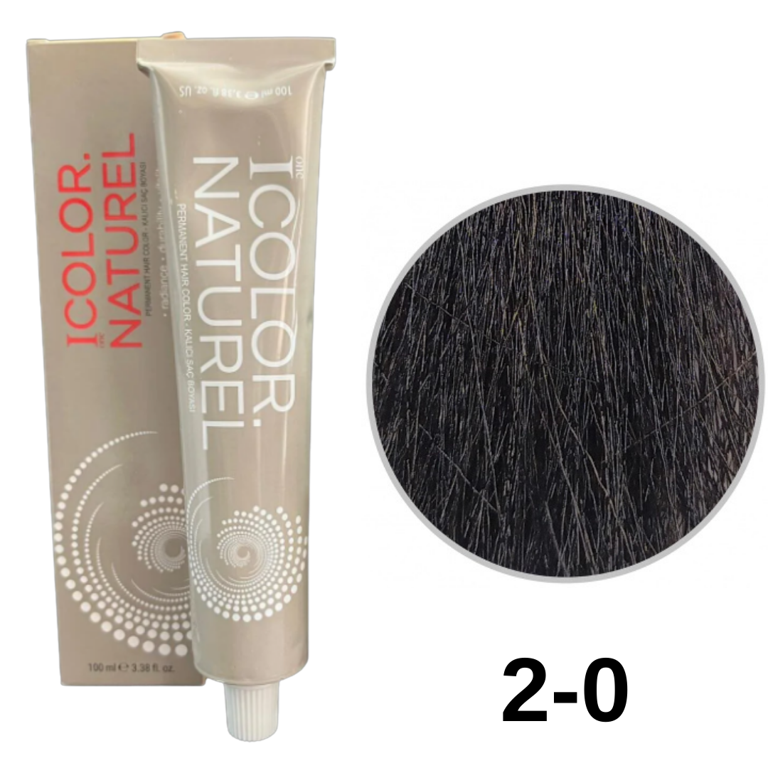 IColor Natural Tüp Boya 100ml. 2-0 Koyu Kestane