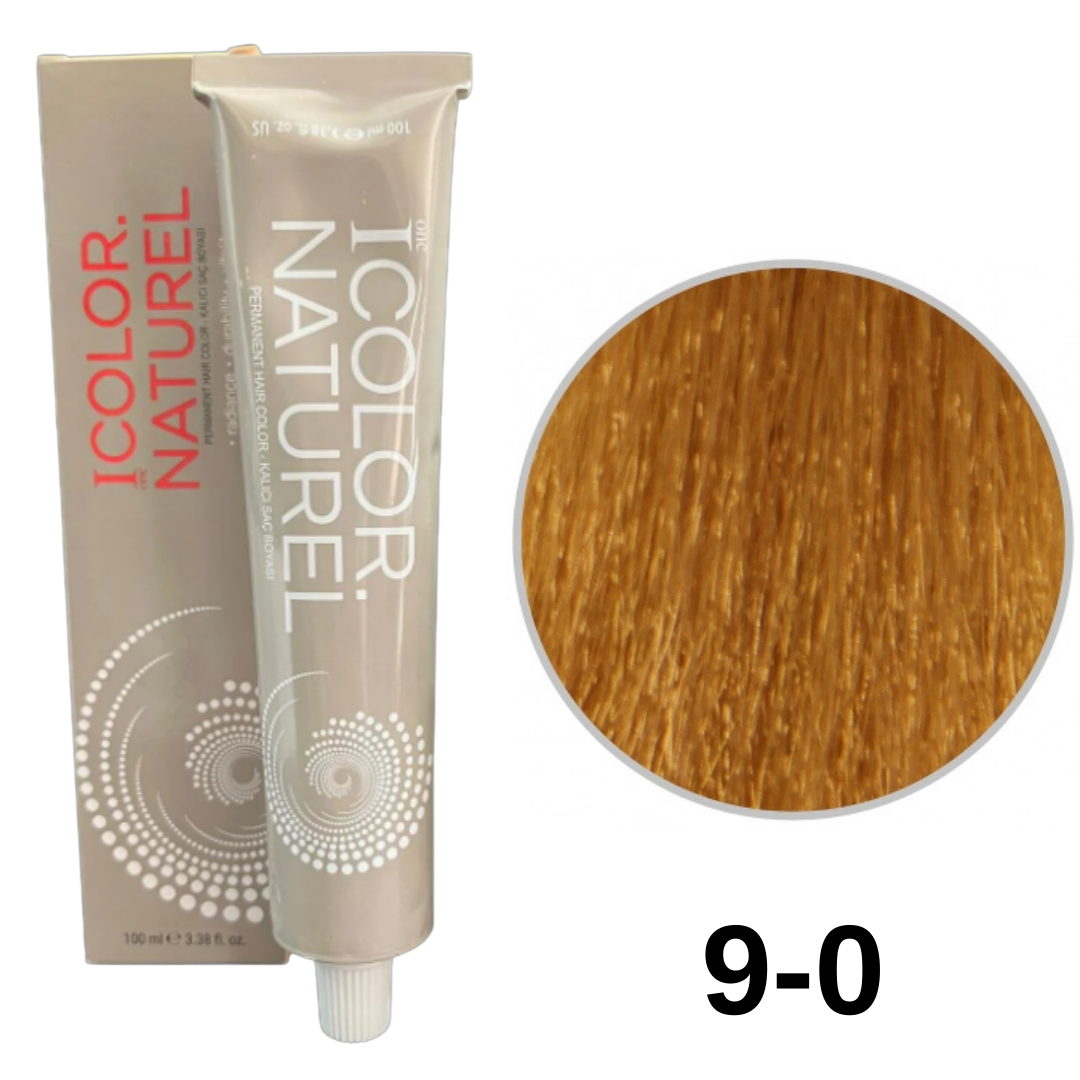 IColor Natural Tüp Boya 100ml. 9-0 Sarı