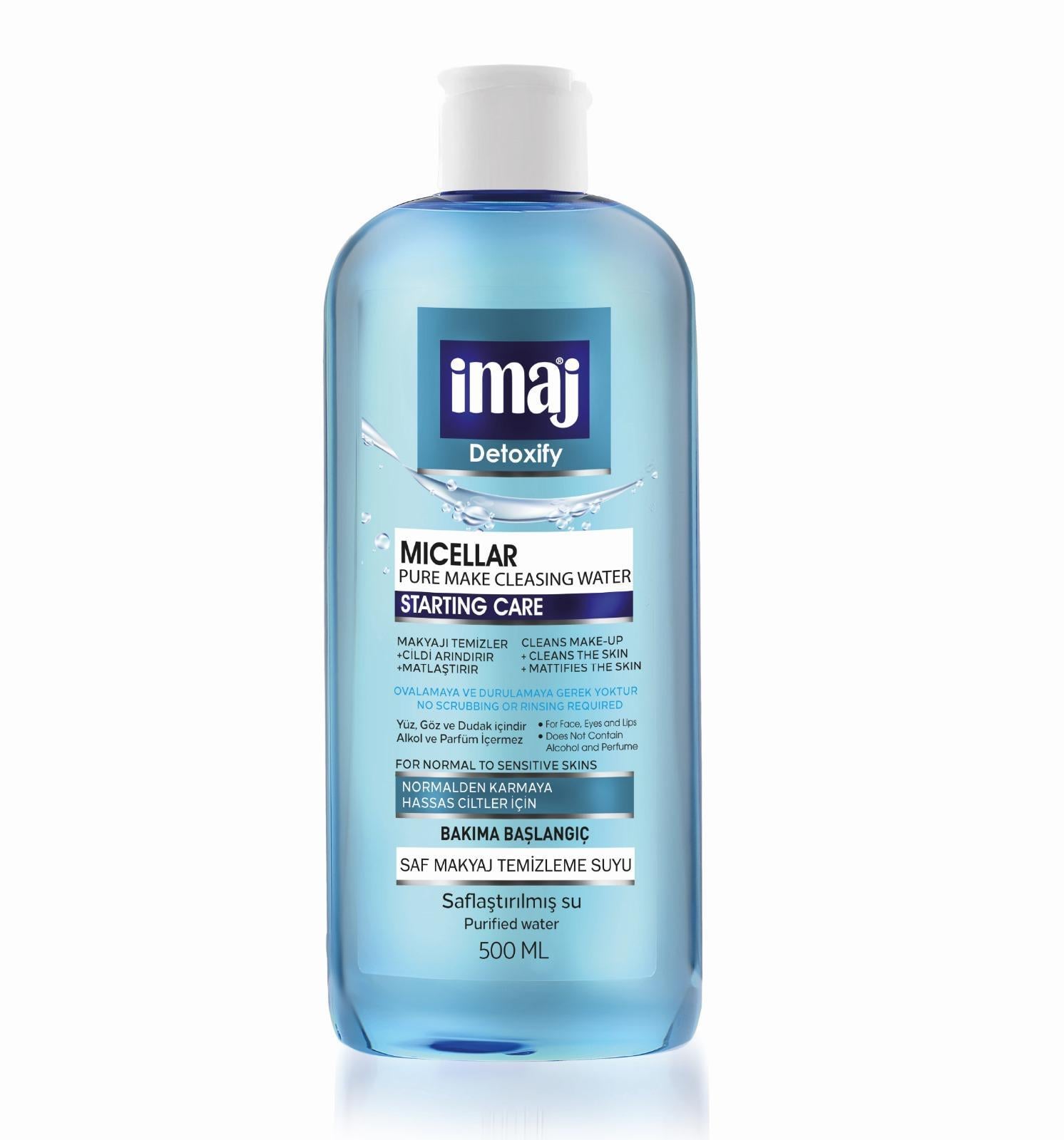 İmaj Saf Makyaj Temizleme Suyu 500 Ml.