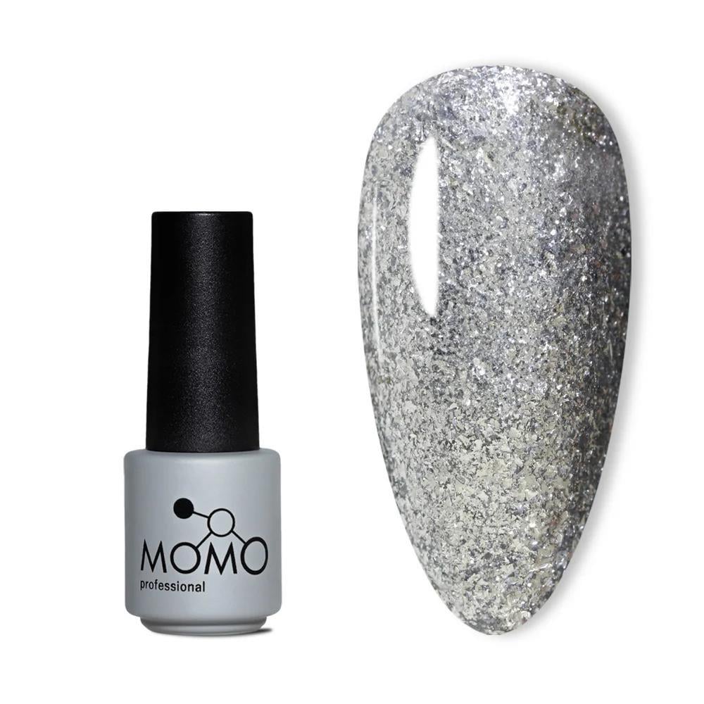 MOMO GLITTER SERİ G003 4ml. YOĞUN GÜMÜŞ PARILTILI
