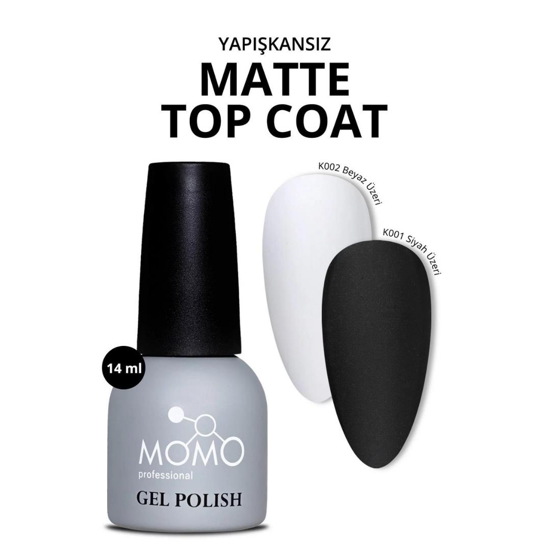 MOMO MATTE TOP COAT NO-WIPE 14ml.