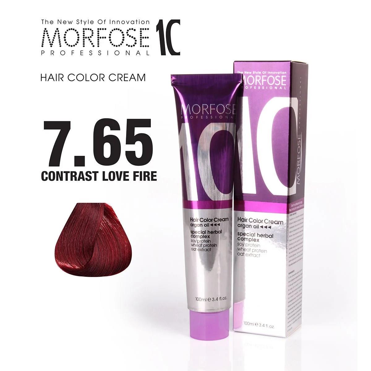 Morfose 10 Saç Boyası 7.65 Aşk Alevi 100ml.