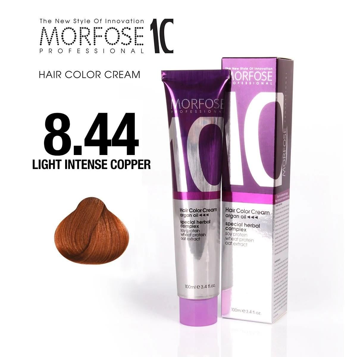 Morfose 10 Saç Boyası 8.44 A.Yoğun Bakır 100ml.
