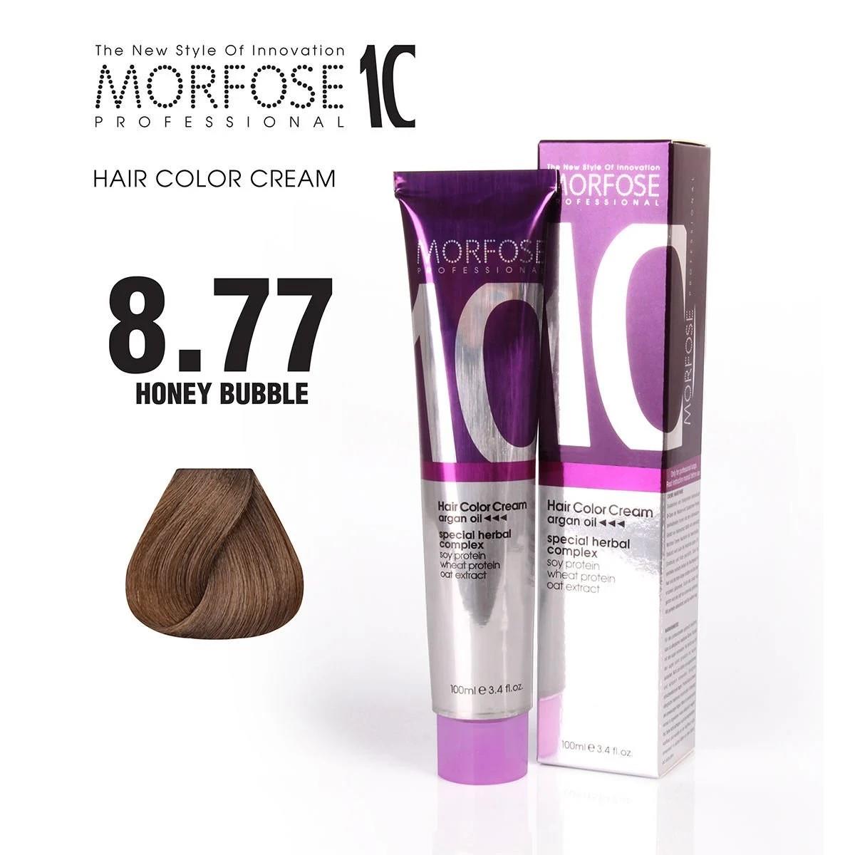 Morfose 10 Saç Boyası 8.77 Bal Köpüğü 100ml.