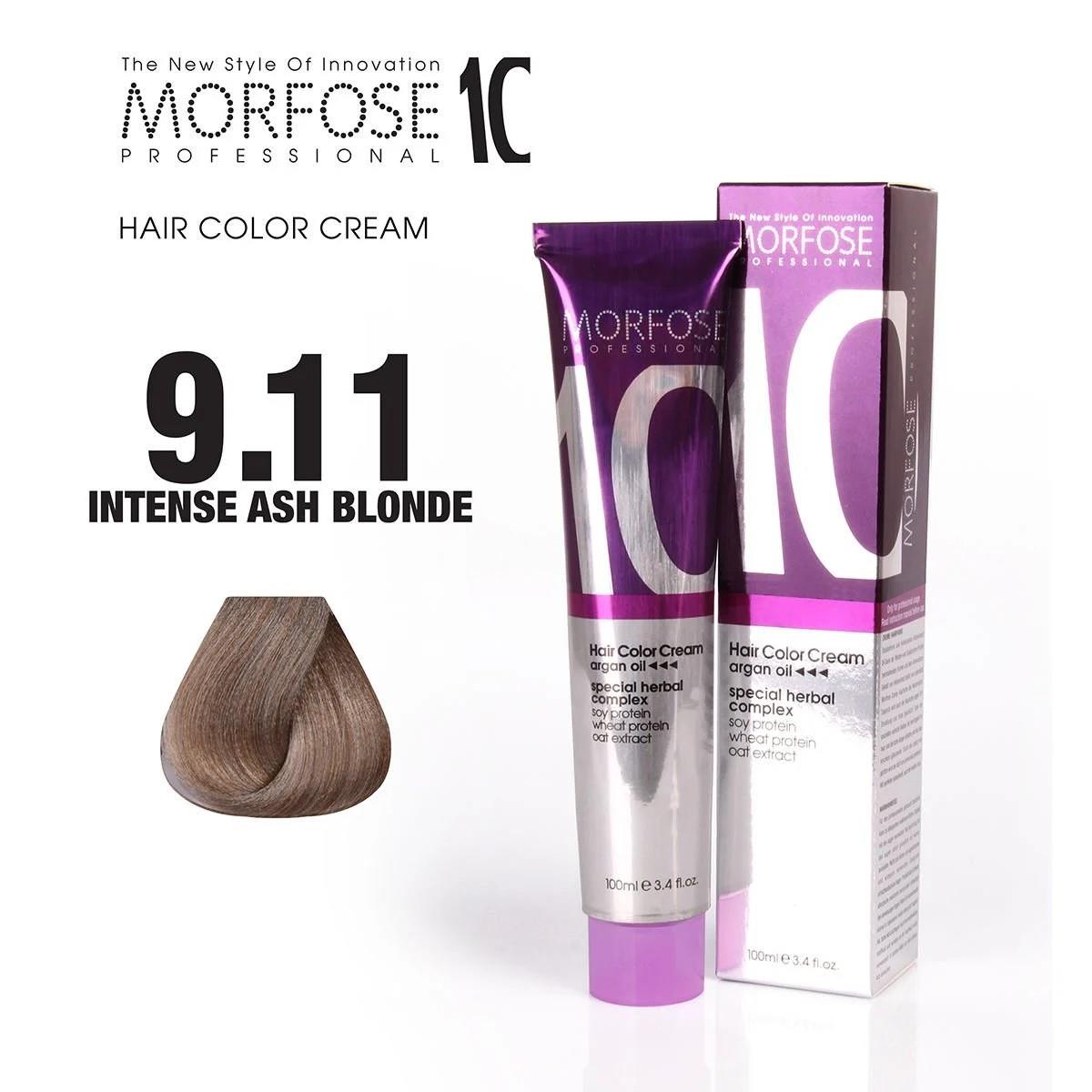 Morfose 10 Saç Boyası 9.11 Küllü Sarı 100ml.
