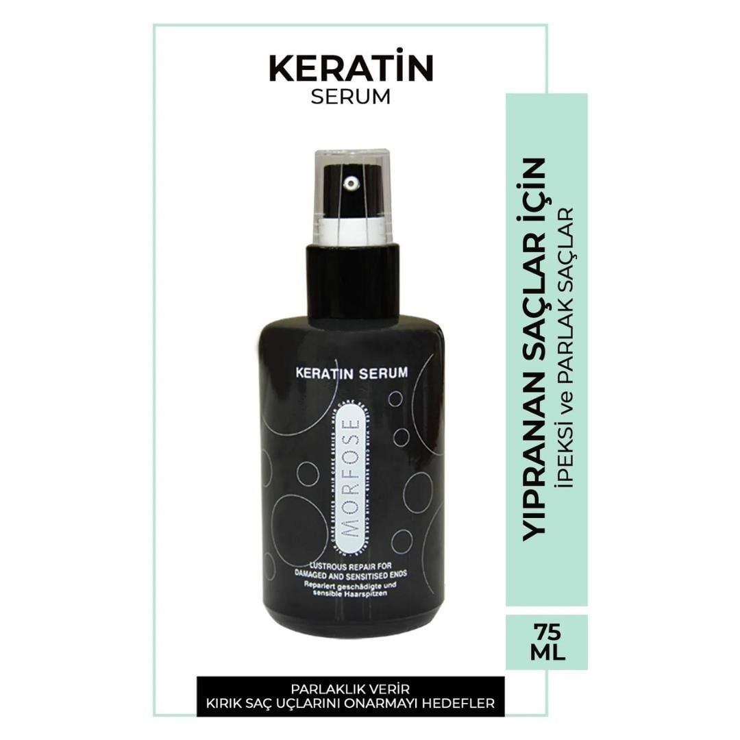 MORFOSE SAÇ SERUMU KERATİN 75ml. SİYAH