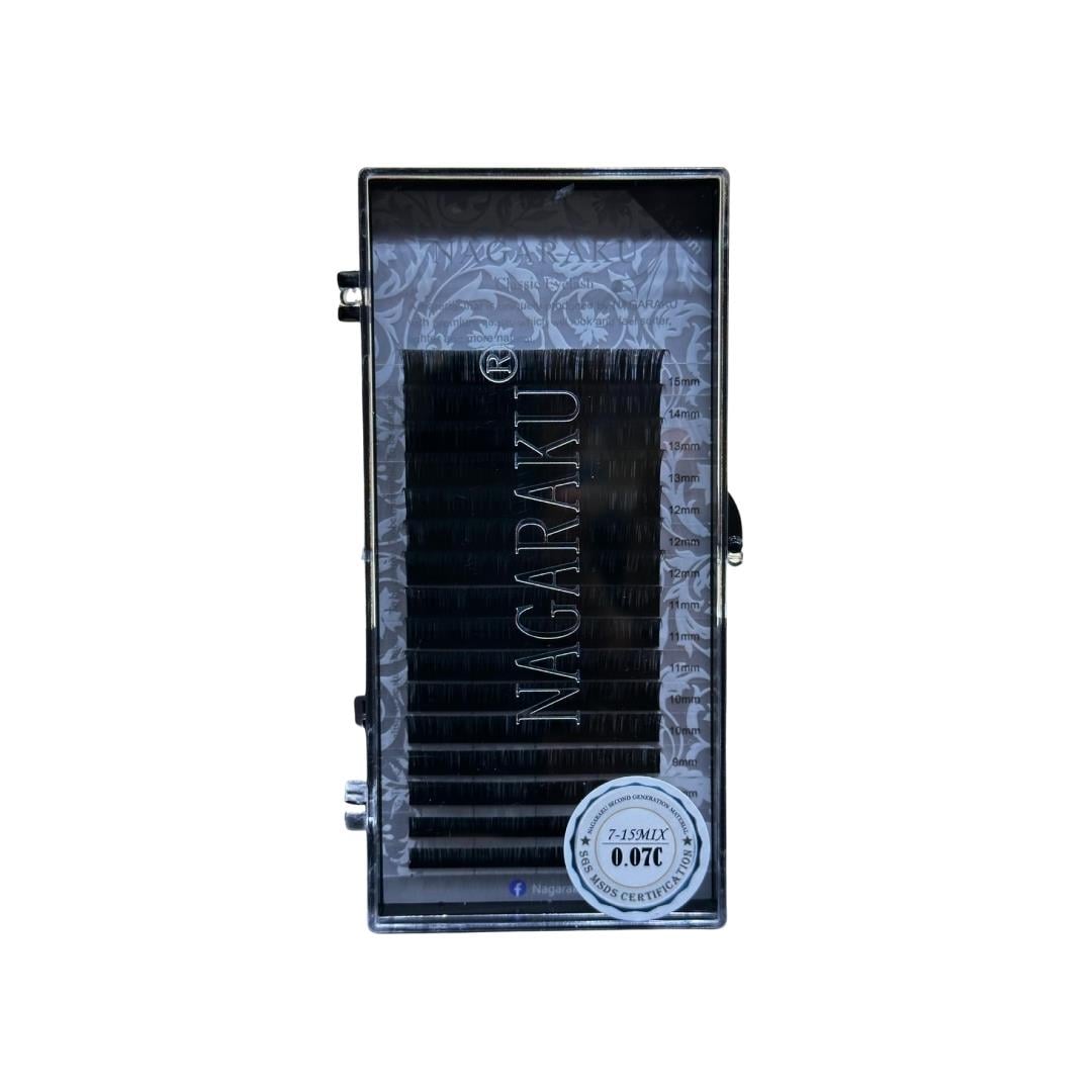 Nagaraku İpek Kirpik 0.07C 7-15 Mix WD069