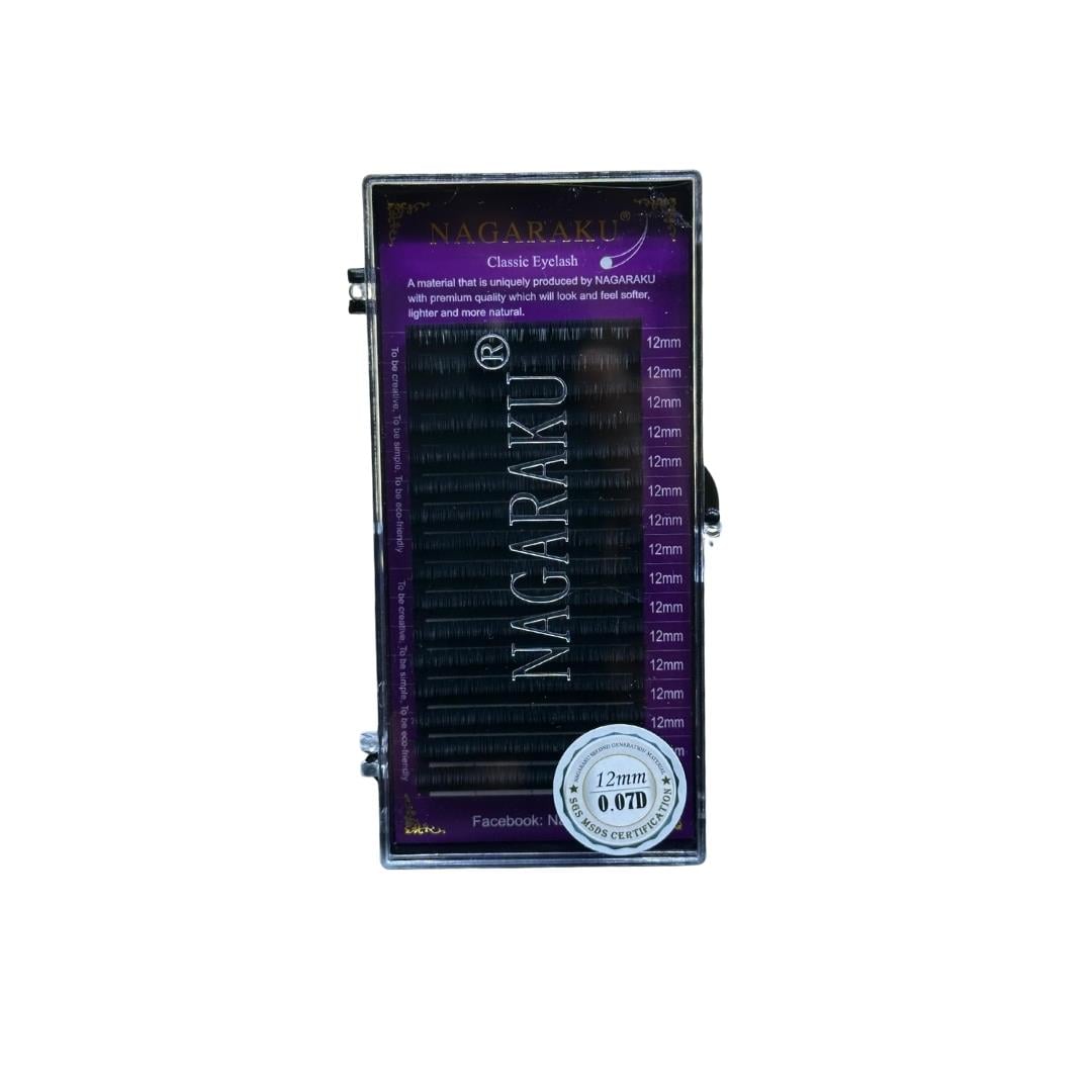 Nagaraku İpek Kirpik 12mm 0.07D WD052