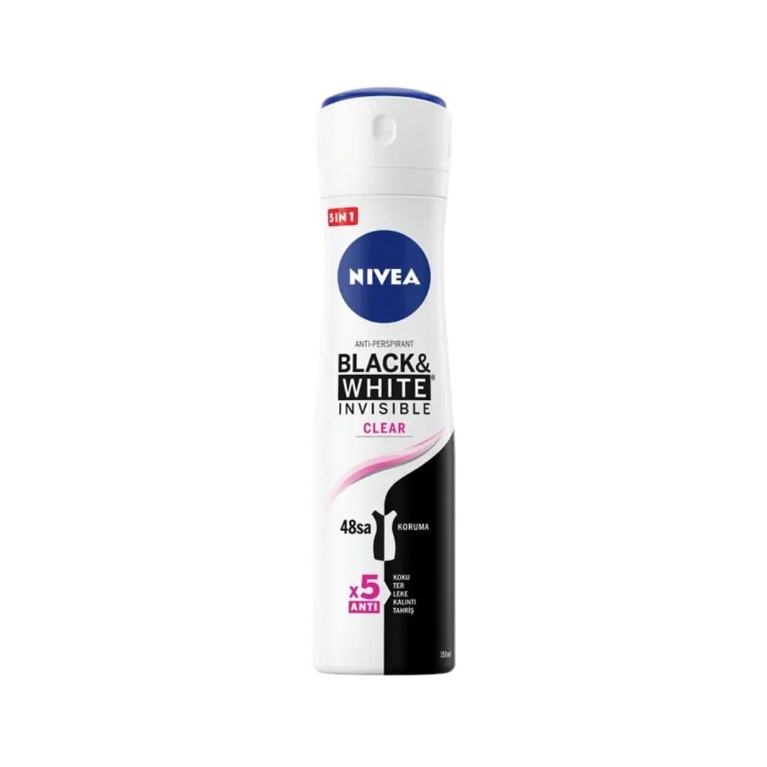 Nivea Deodorant 150ml. B&W Invisible Clear 82237