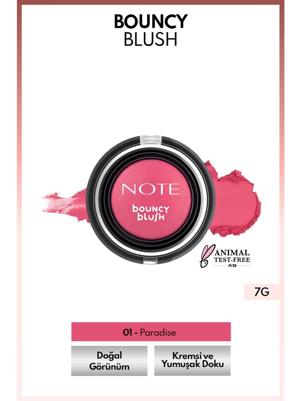 Note Bouncy Blush 01 Paradise