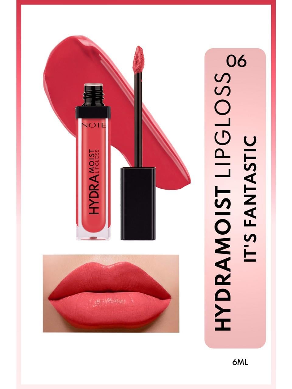 Note Hydramoist Lipgloss 06 It's Fantastic