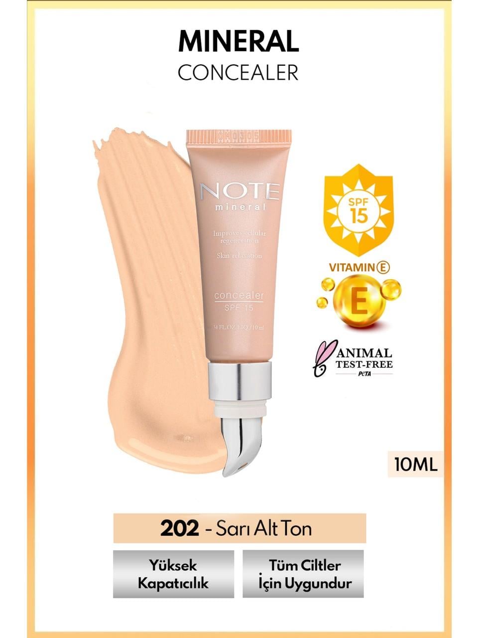 Note Mineral Concealer n°202