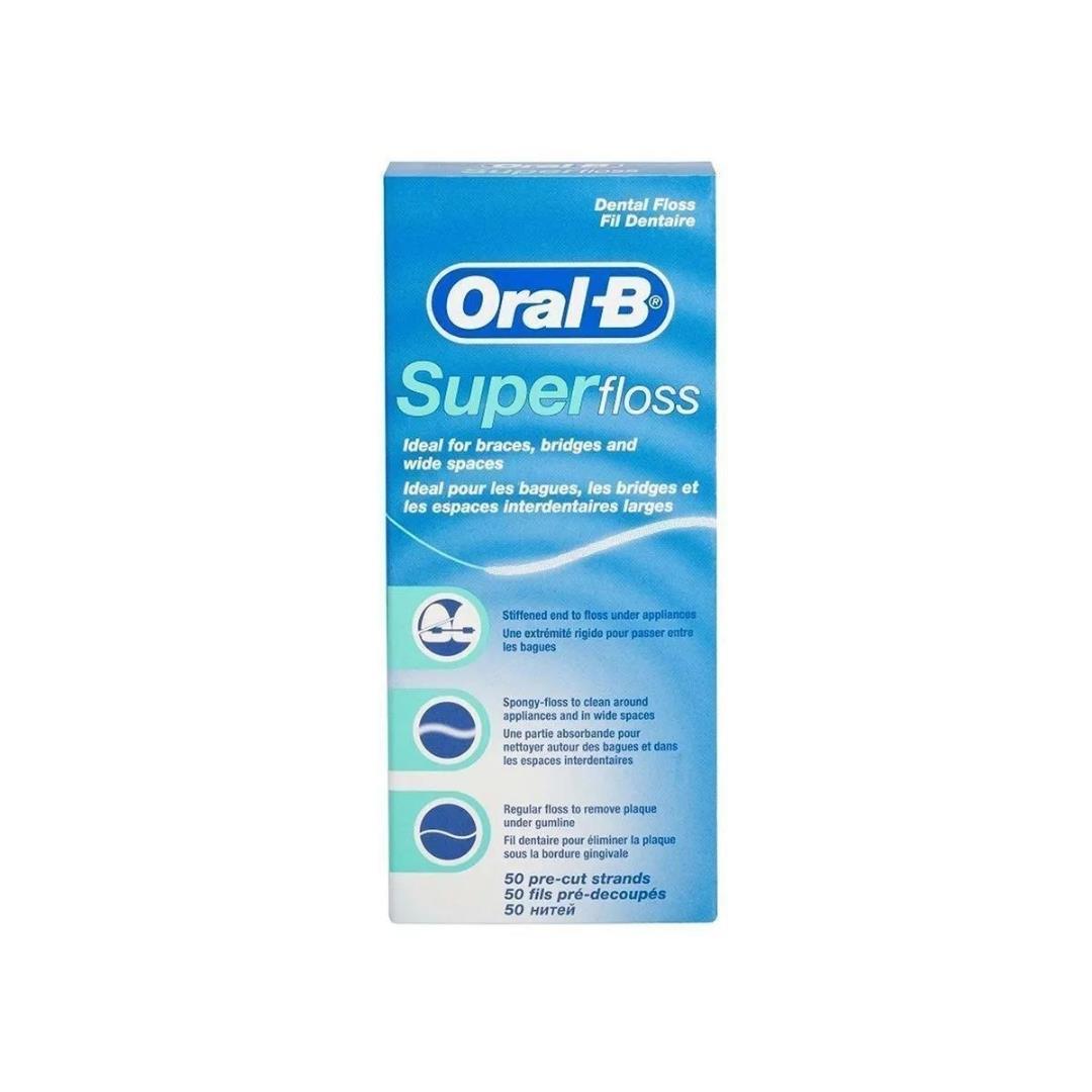 ORAL-B SUPER FLOSS DİŞ İPİ 50 MT.