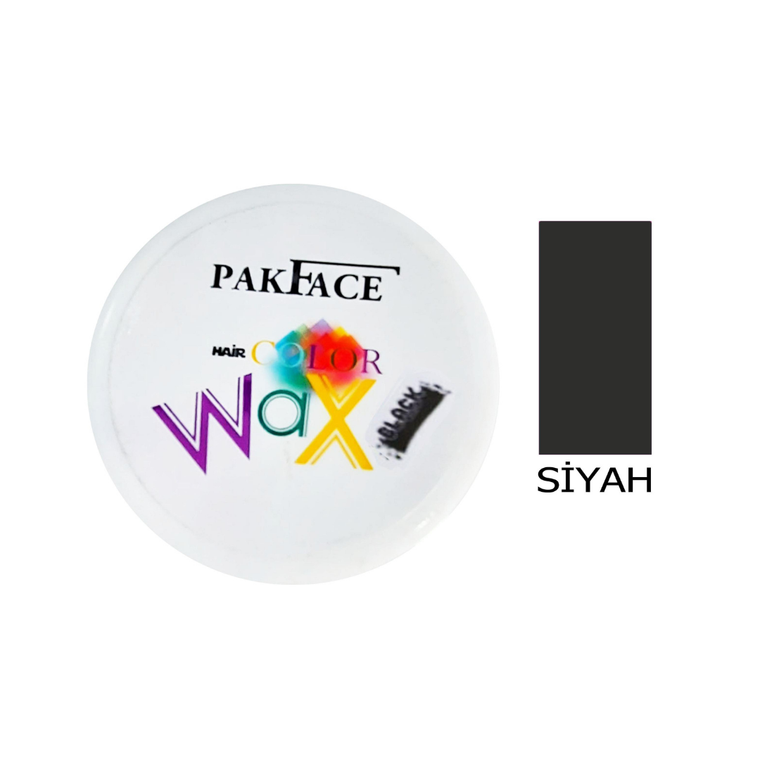 Pakface Color Wax 200ml. Siyah