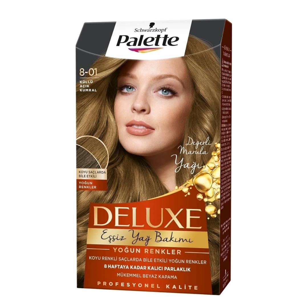 Palette Delüxe Saç Boyası 8-01 Yoğun Renkler