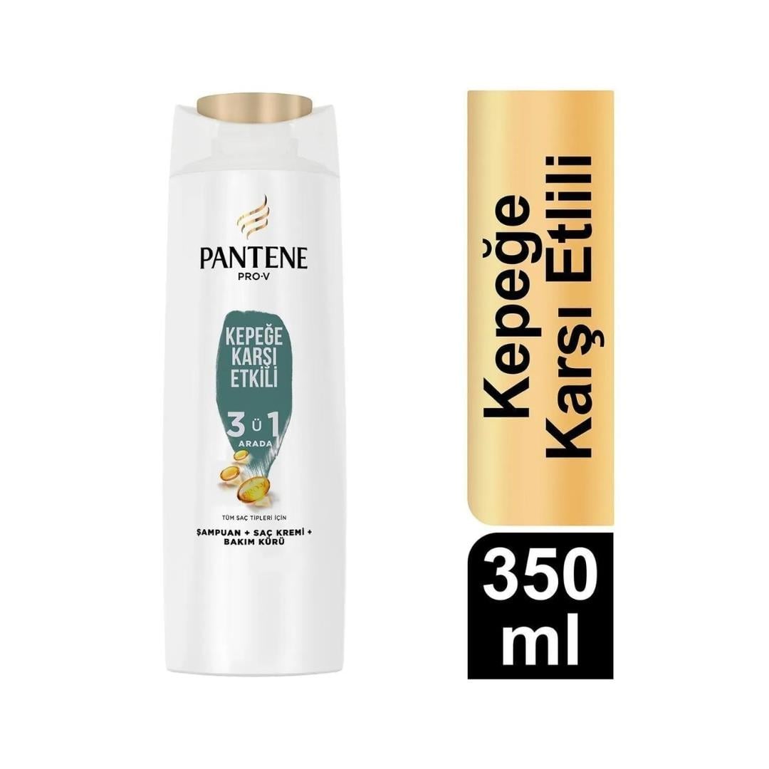 PANTENE ŞAMPUAN KEPEĞE KARŞI ETKİLİ 3IN1 350ml.