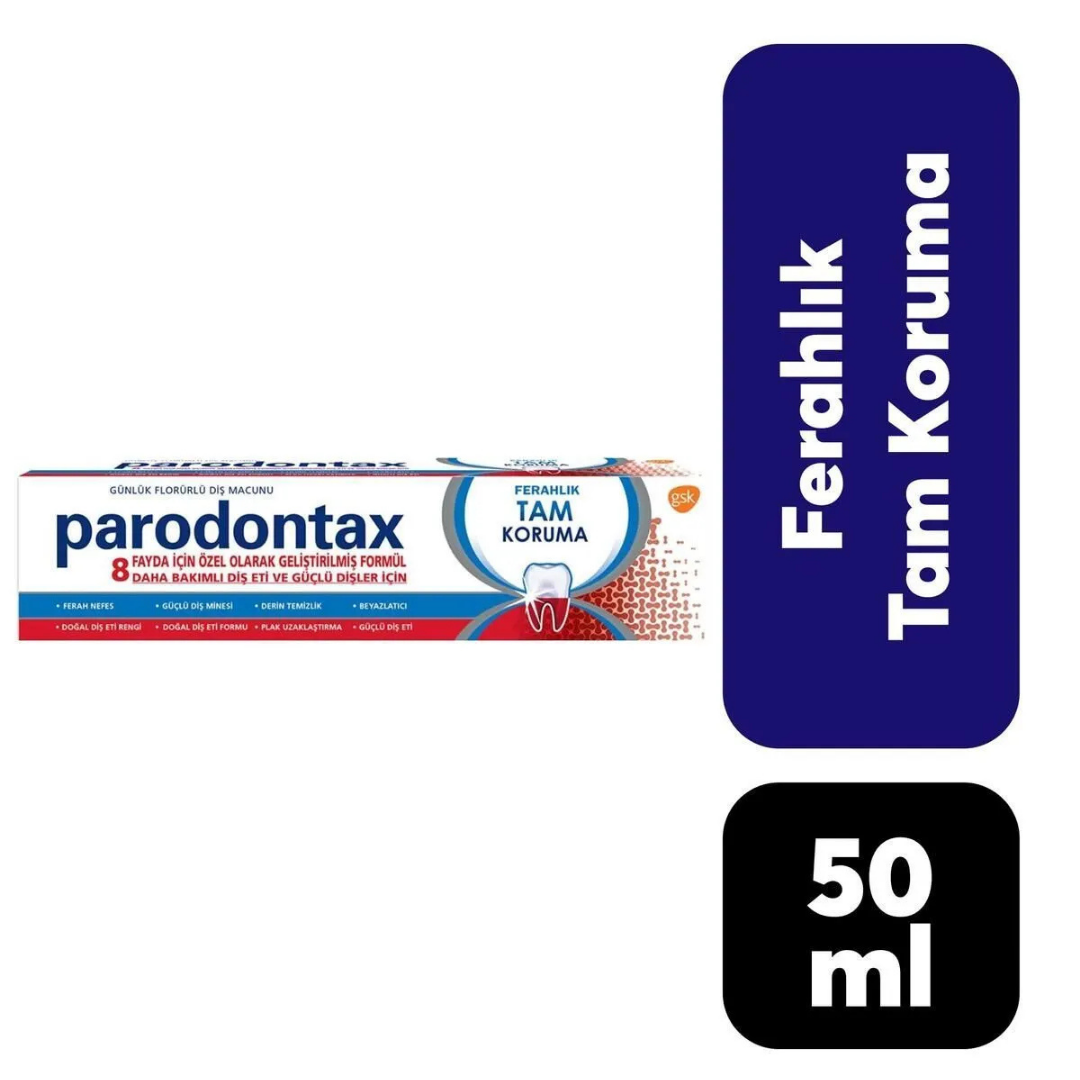 Parodontax Diş Macunu 50ml. Tam Koruma Ferahlık