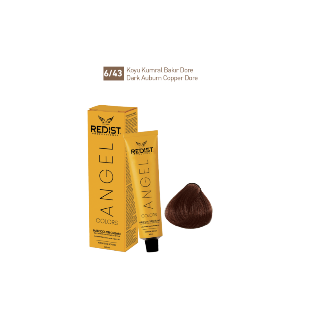 Redist Angel Saç Boyası 60ml 6-43 K.Kumral B. Dore