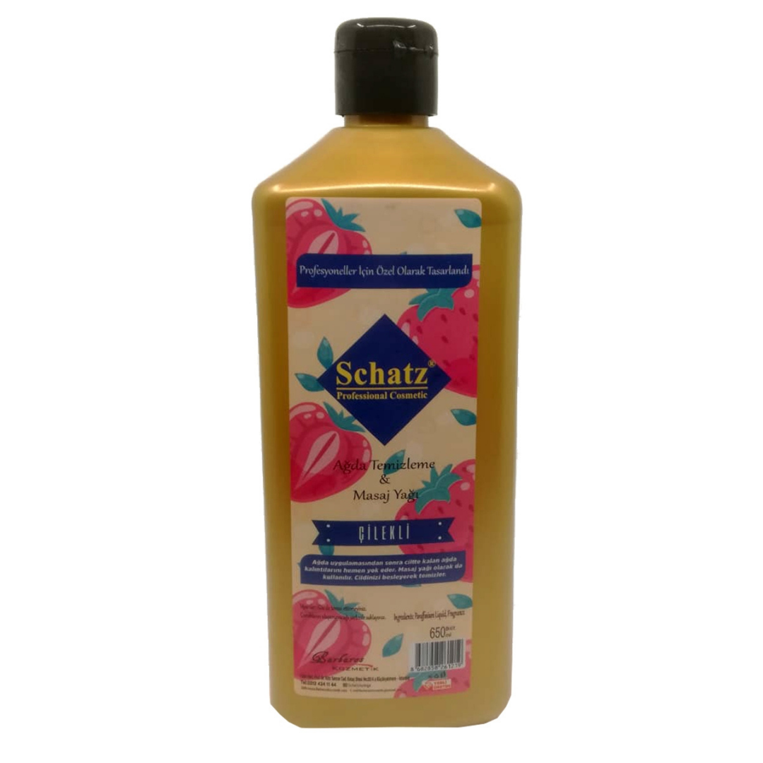 Schatz Ağda Temizleme Yağı 650 Ml. Çilekli
