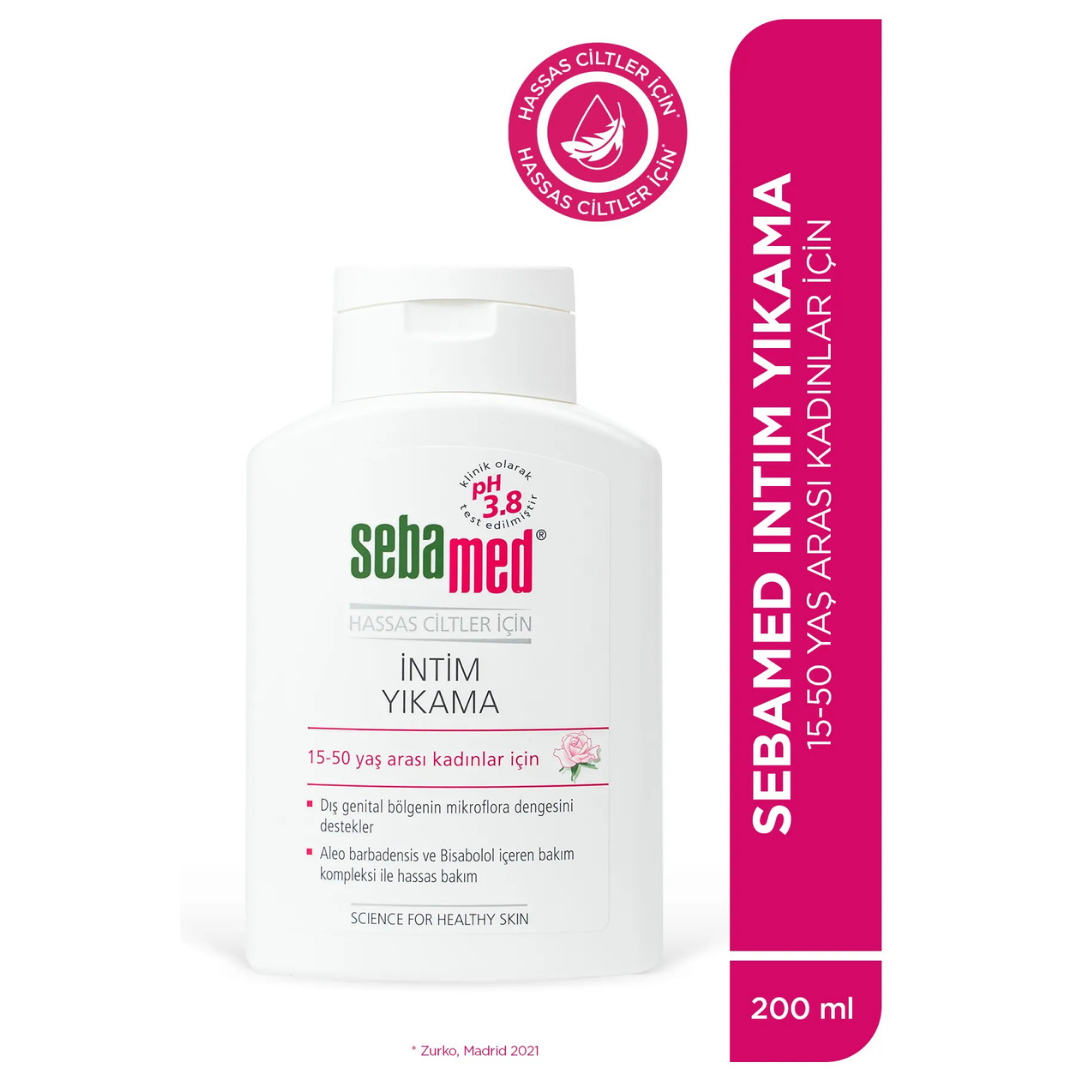 Sebamed Intim Likit pH3,8 Hassas 200ml.