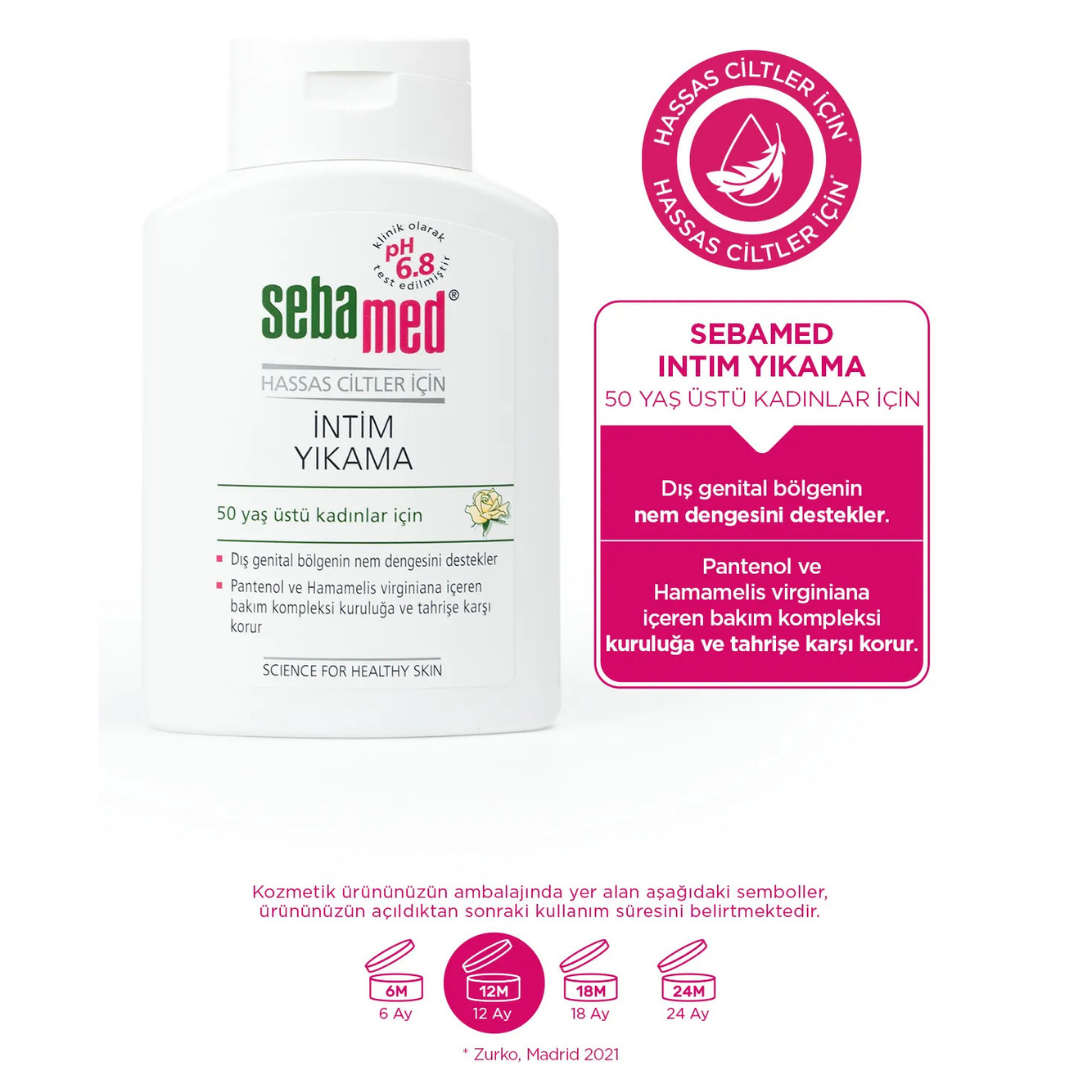 Sebamed Intim Likit pH6,8 Menapoz 200ml.