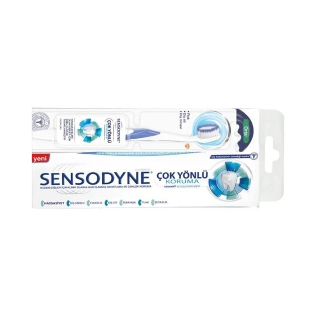 SENSODYNE ÇOK YÖNLÜ KORUMA+DIŞ FIRÇASI HEDİYELİ