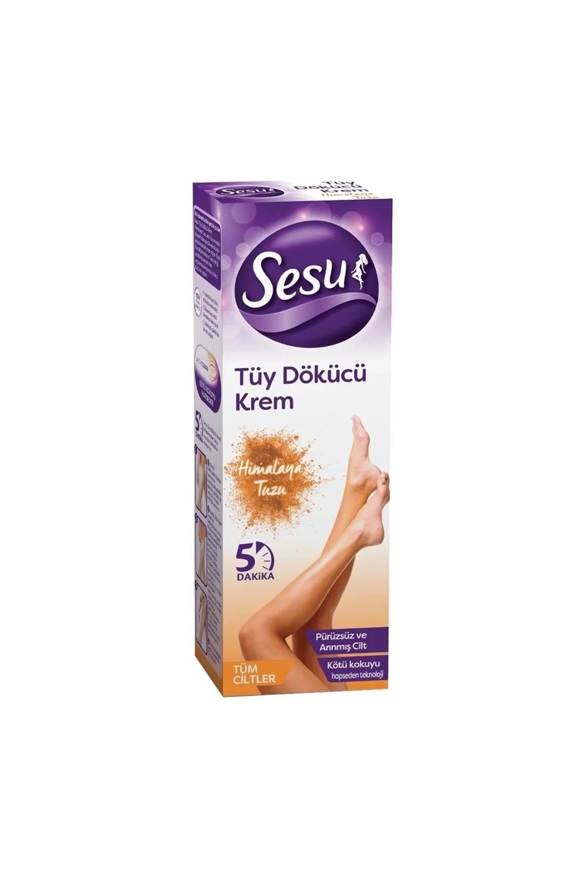 SESU TÜY DÖK KREM HİMALAY TUZU 100ML.