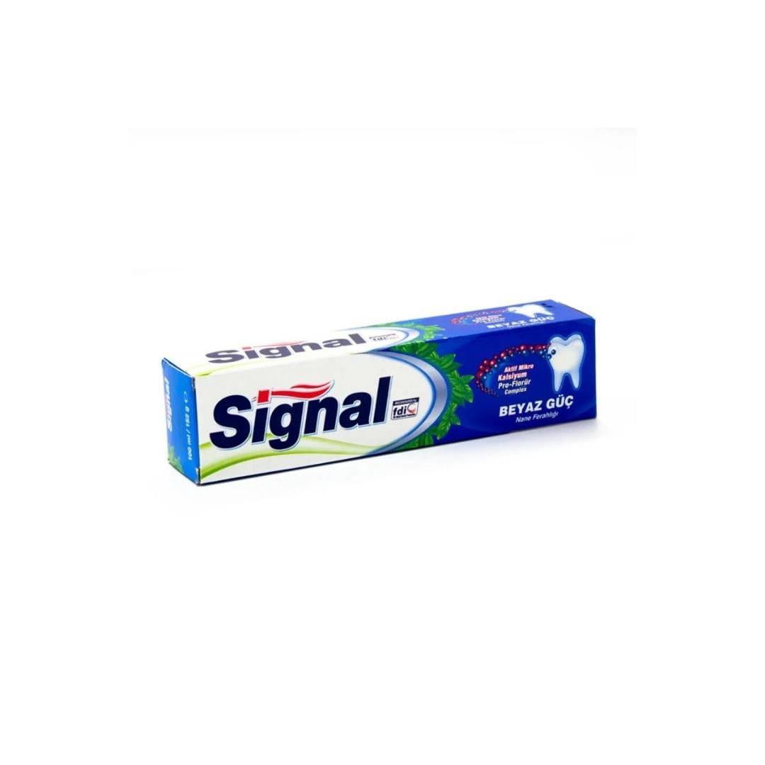 SIGNAL DIS MACUNU BEYAZ GÜÇ POWER MINT 100ML.