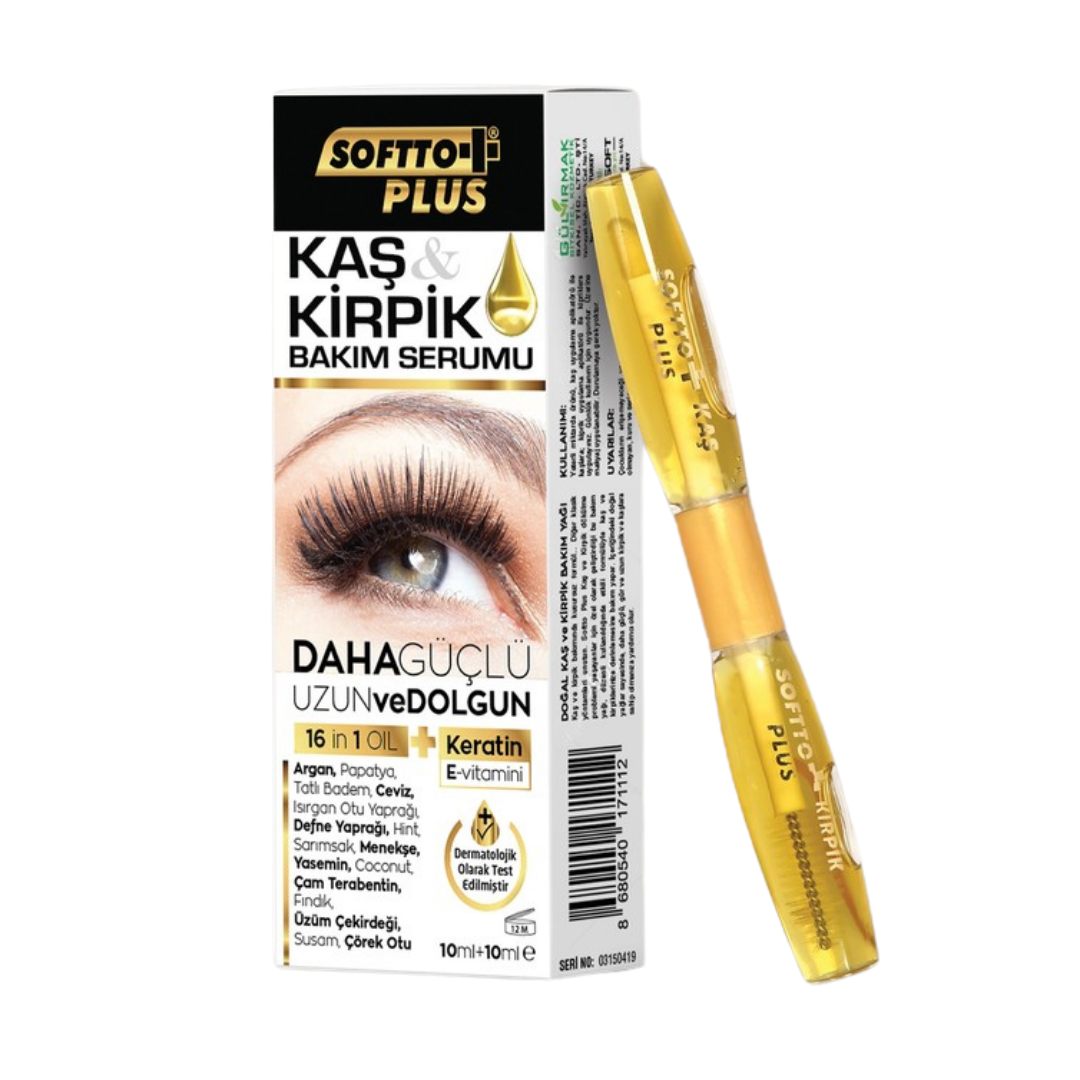 Softto Plus Kaş Kirpik Bakım Serumu 10+10 Ml.