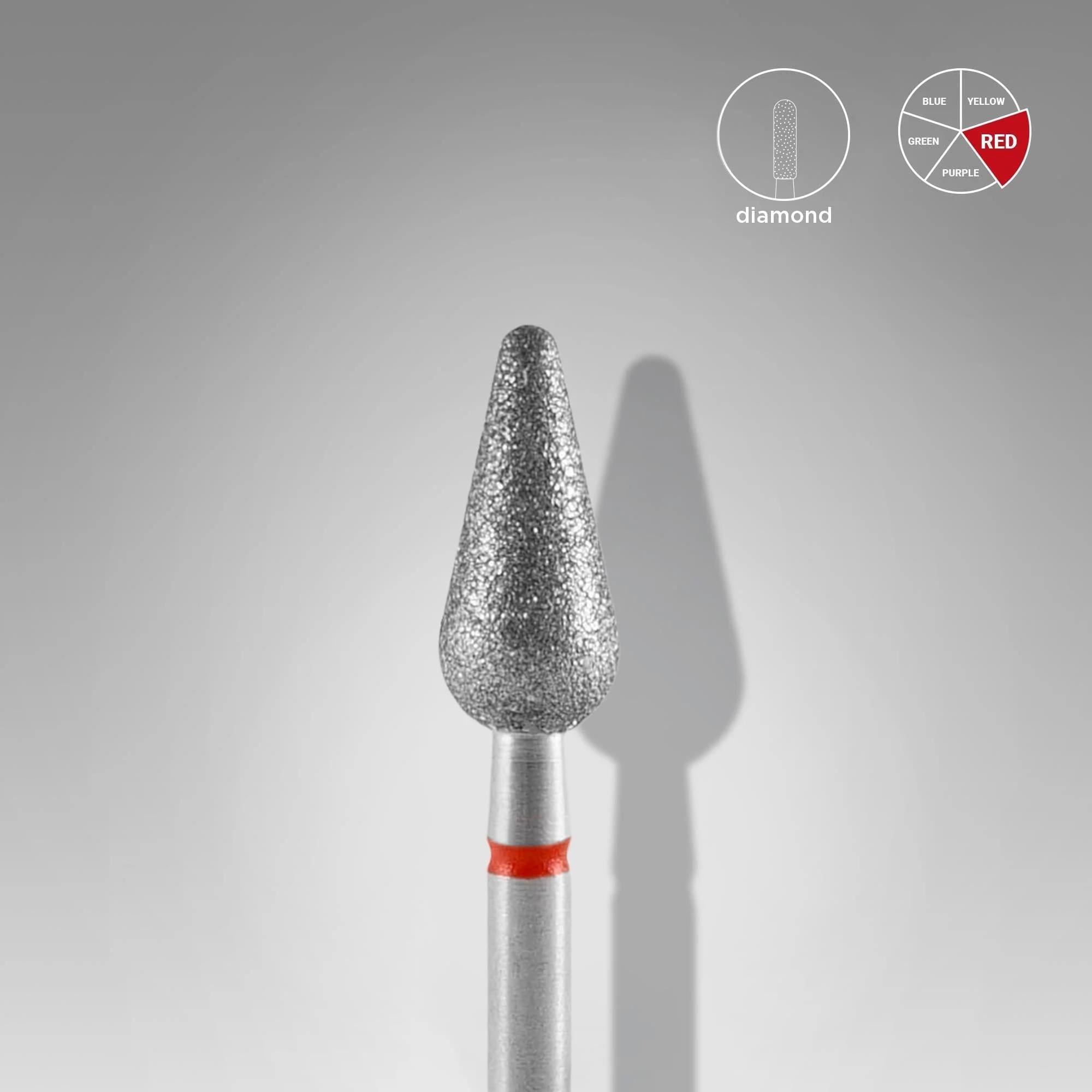 STALEKS PRO ARMUT FREZE KIRMIZI 5,0mm/12mm