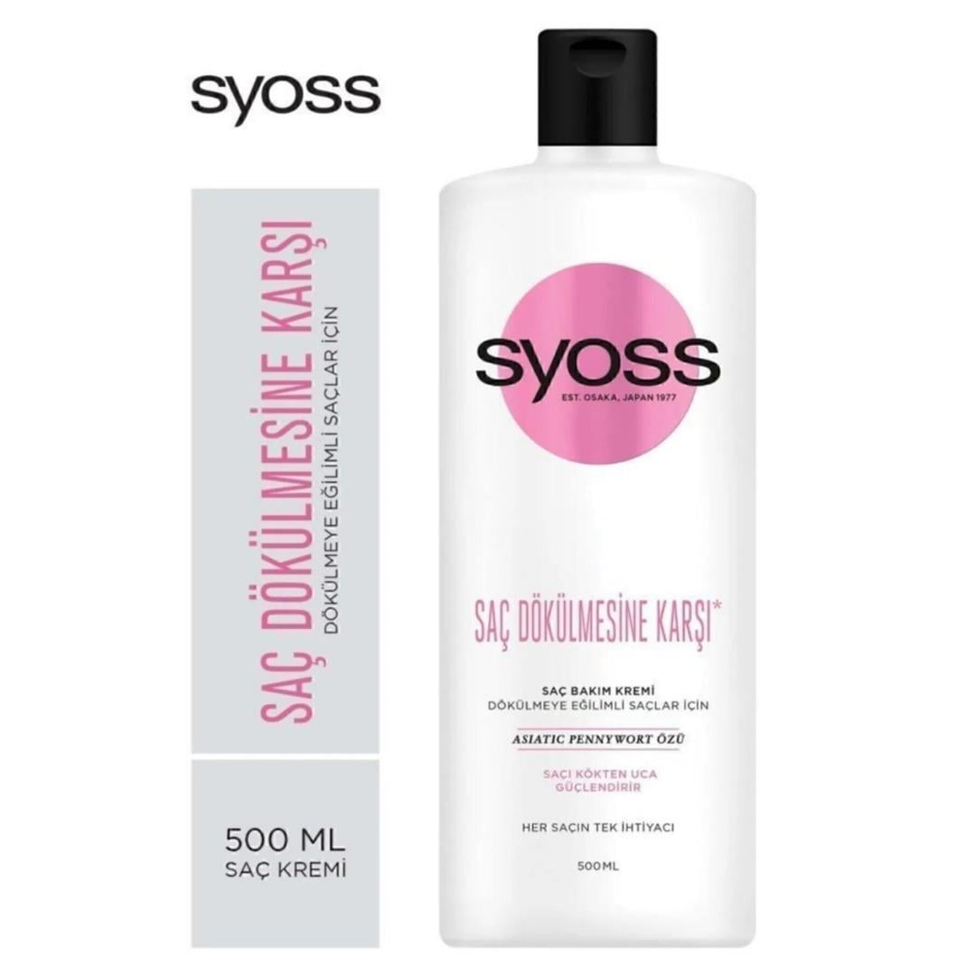 SYOSS SAÇ DÖKÜLMESİNE KARŞI SAÇ KREMİ 500 ML.