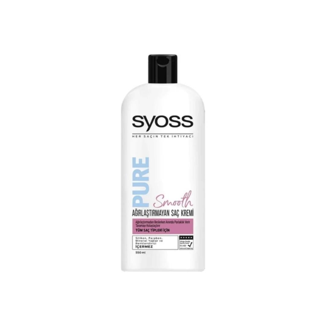SYOSS SAÇ KREMI PURE SMOOTH 550ML.