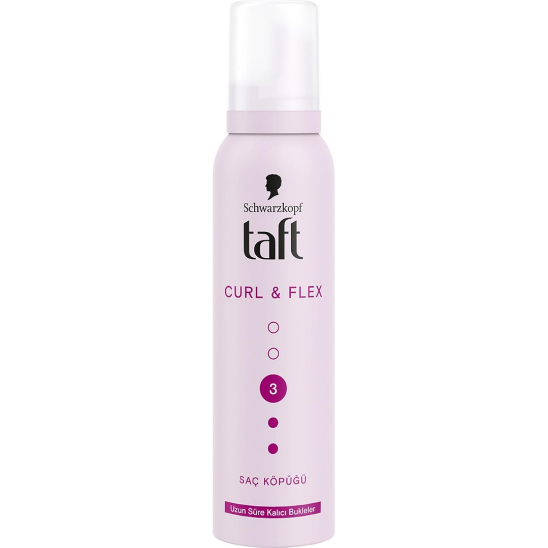 Taft Köpük Locken 3 Extra Güçlü Curl&Flex 150Ml.