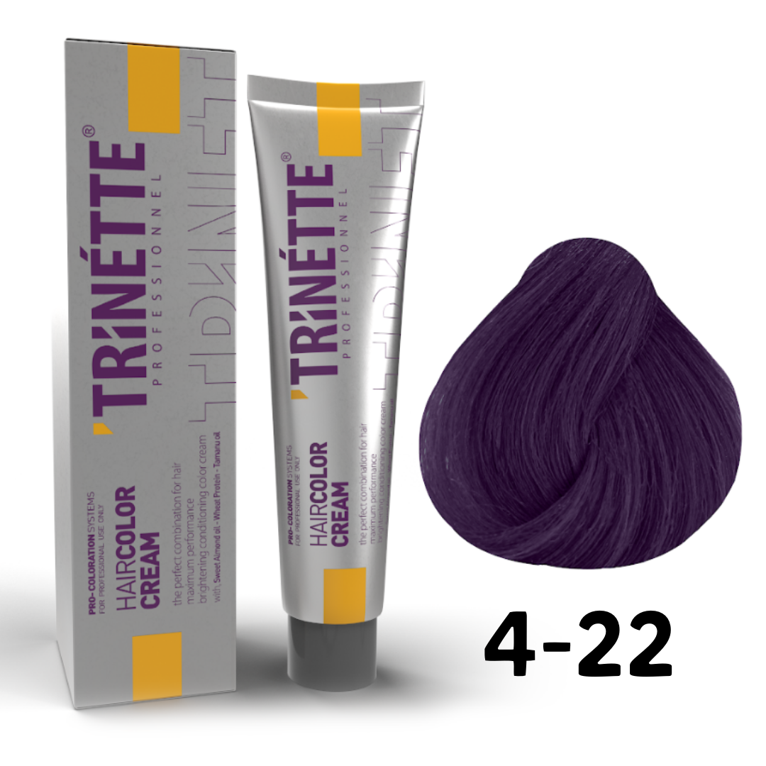 Trinette Saç Boyası 100ml. 4-22 Patlıcan Mor