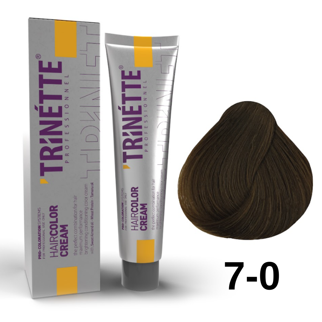 Trinette Saç Boyası 100ml. 7-0 Yoğun Kumral
