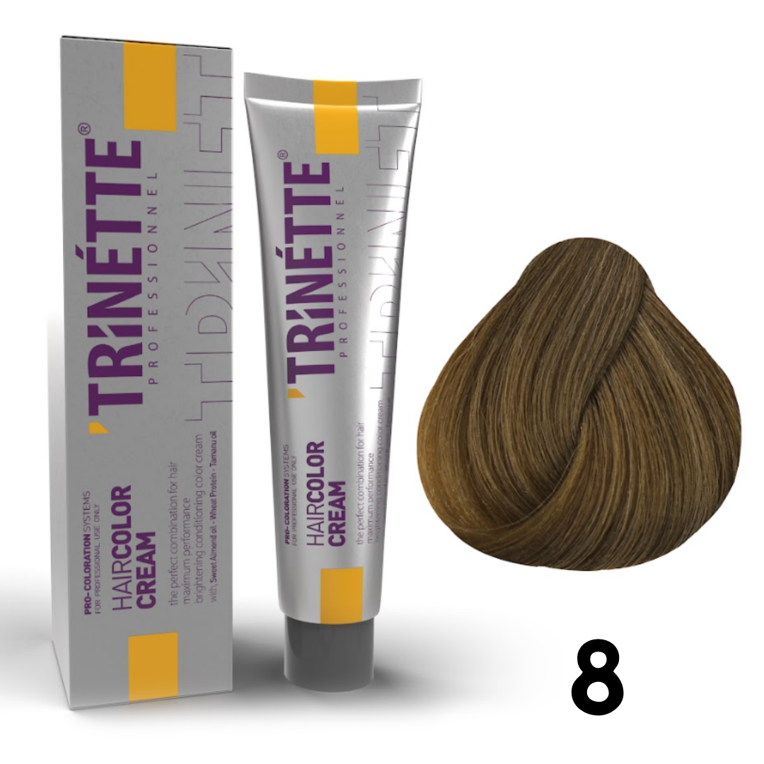 Trinette Saç Boyası 60ml. 8 Açık Kumral