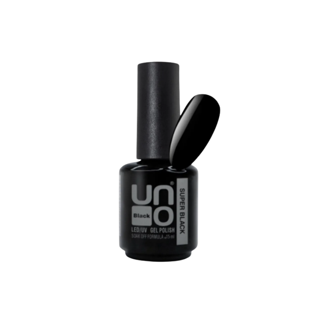 Uno Gel Polısh Super Black 15 Ml.
