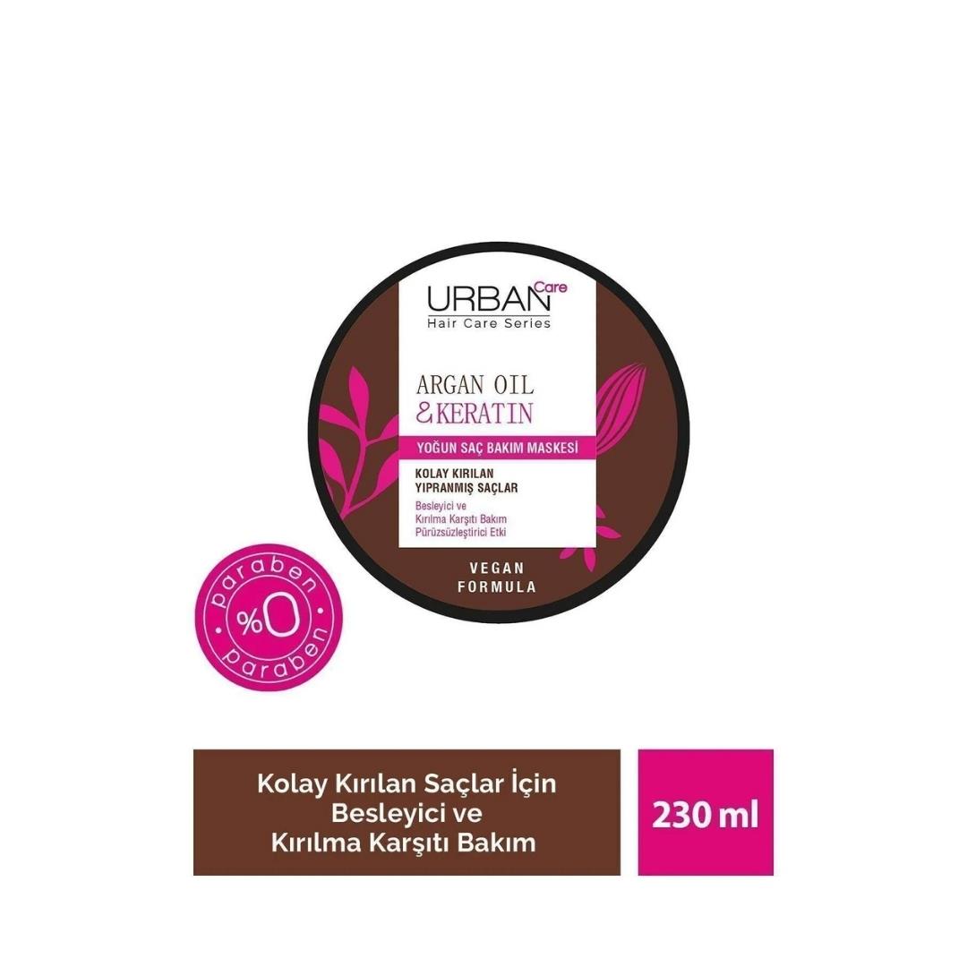 URBAN CARE ARGAN OIL&KERATIN MASKE 230 ML.