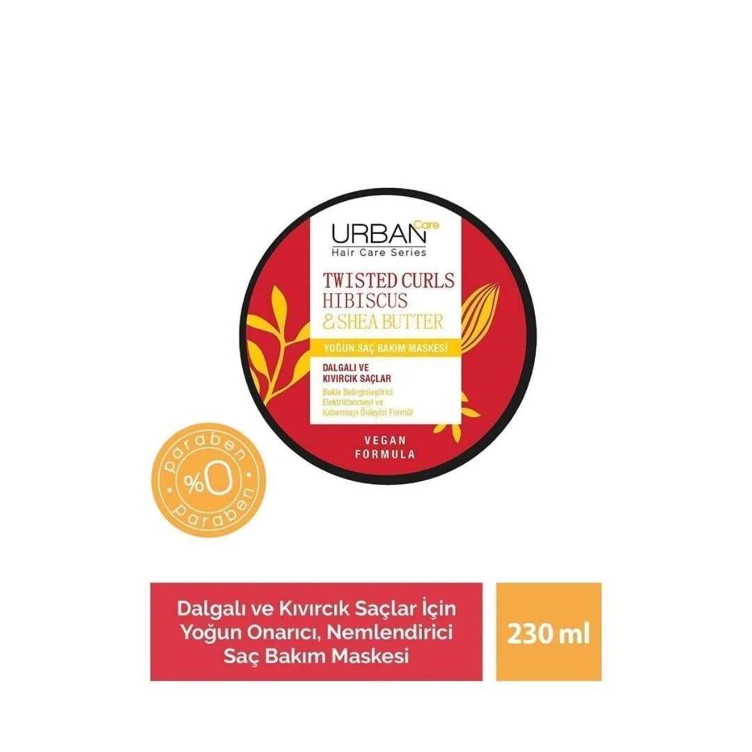 URBAN CARE HIBISCUS&SHEA BUTTER MASKE 230 ML.