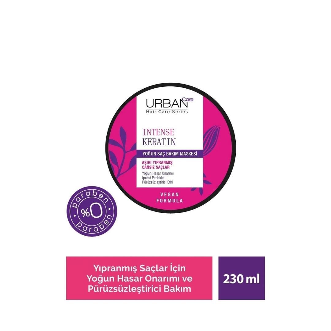 URBAN CARE INTENSE KERATIN MASKE 230 ML.