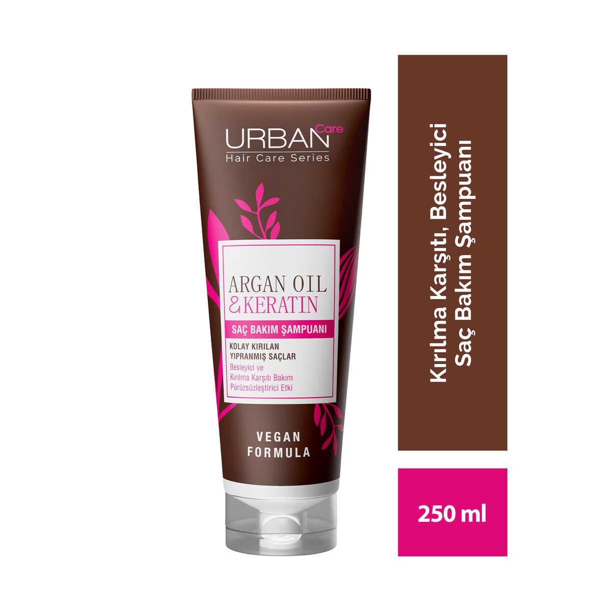 URBAN ŞAMPUAN 250ml. ARGAN OIL&KERATİN